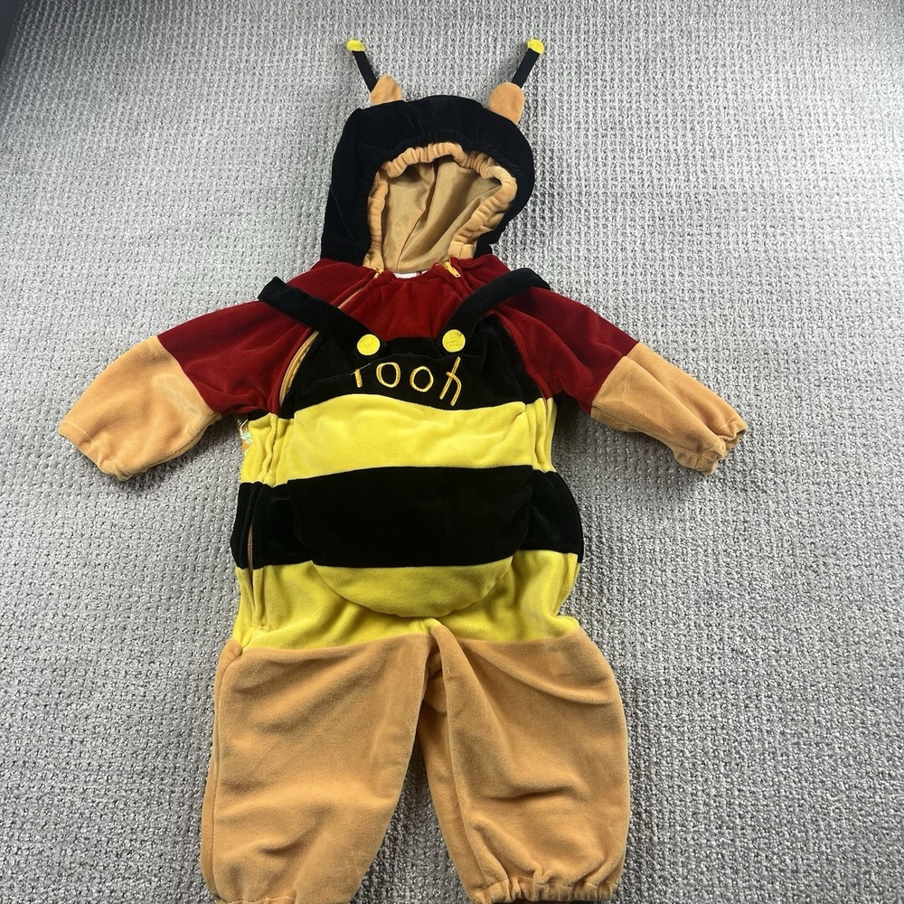 Disney Store Winnie the Pooh Honey Bumble Bee Plush Halloween Costume 18 Months